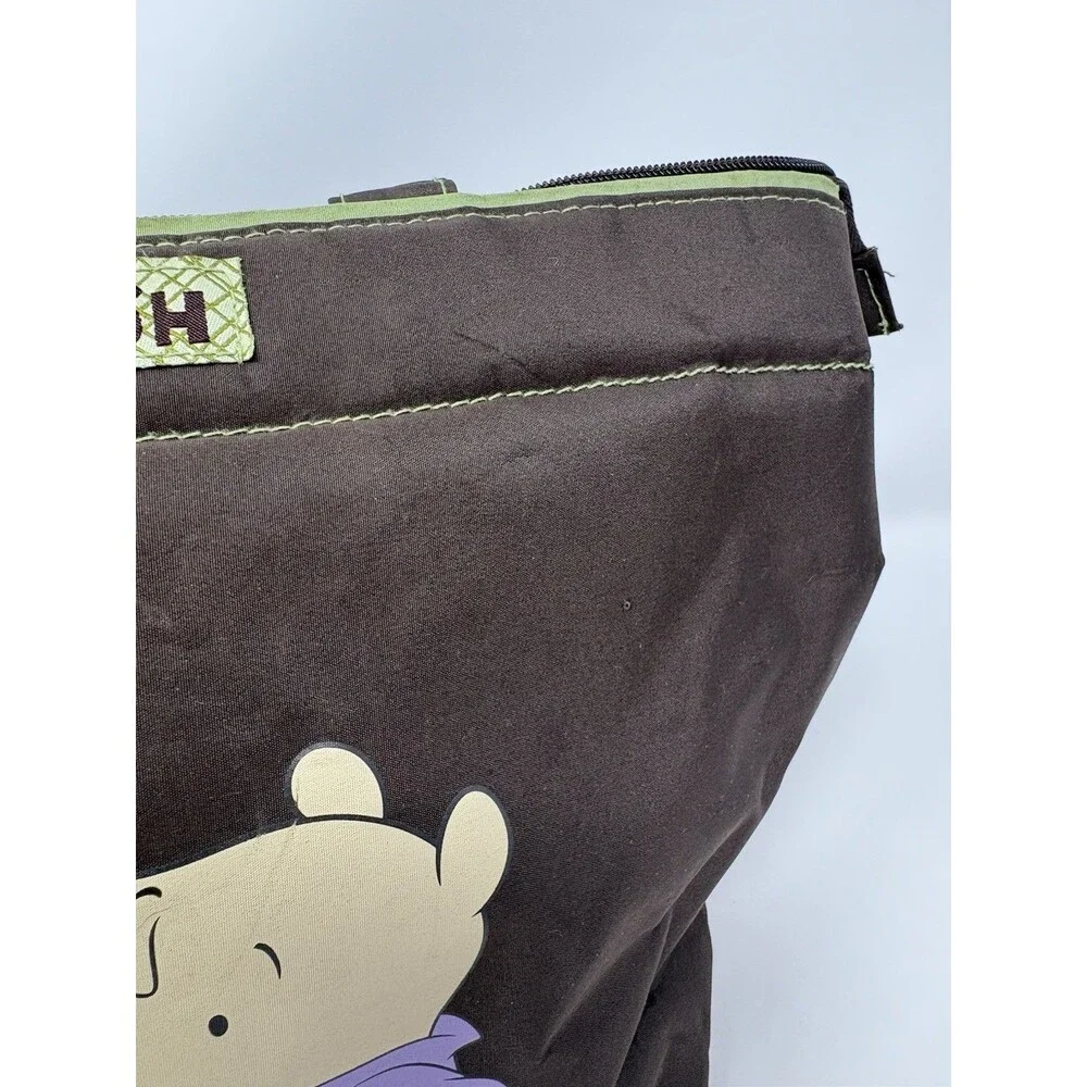 Disney - Winnie the Pooh Tote, Diaper Bag Messenger Bag Tote Bag Brown